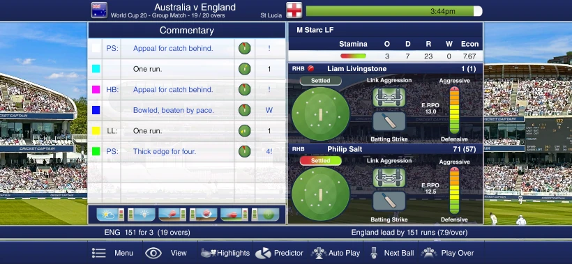 Australia v England